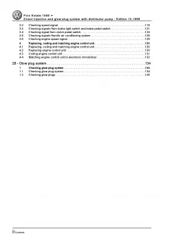 VW Caddy 9K 1999-2003 direct injection glow plug system 1.9l repair manual pdf