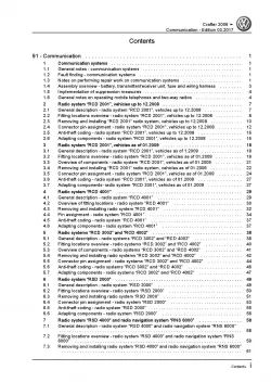 VW Crafter 2E (06-16) communication radio navigation repair workshop manual pdf
