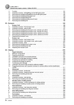 VW Crafter 2E 2006-2016 general body repairs exterior repair workshop manual pdf