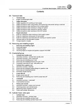 VW Crafter 2E 2006-2016 4-cyl. diesel engines 2.5l repair workshop manual pdf