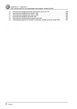 VW Crafter SY from 2017 4-cyl. 2.0l diesel engines repair workshop manual pdf