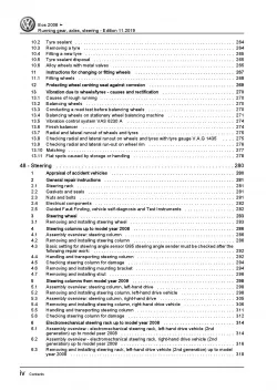 VW EOS type 1F 2006-2015 running gear axles steering repair workshop manual pdf