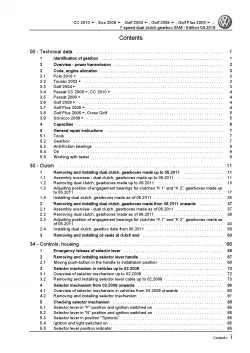 VW EOS type 1F 2006-2015 7 speed dual clutch gearbox 0AM repair manual pdf ebook