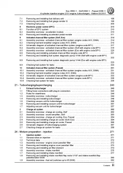 VW EOS type 1F 2006-2015 4-cyl. 2.0l petrol engines 200 hp repair manual pdf 