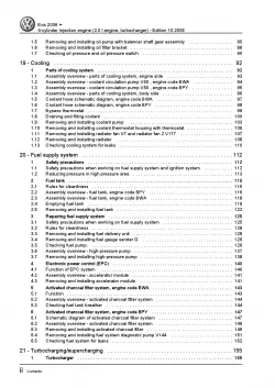 VW EOS type 1F 2006-2015 4-cyl. 2.0l petrol engines 200 hp repair manual pdf