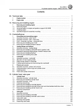 VW EOS type 1F 2006-2015 6-cyl. 3.2l petrol engines 250 hp repair manual pdf