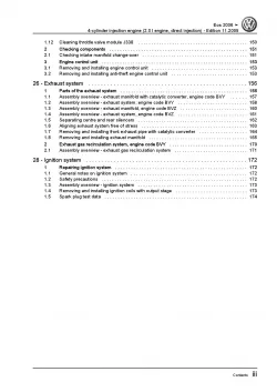 VW EOS type 1F 2006-2015 4-cyl. 2.0l petrol engines 150 hp repair manual pdf