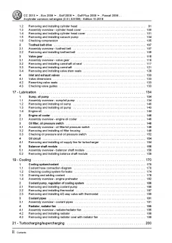 VW EOS type 1F 2006-2015 4-cyl. diesel engines 2.0l  repair workshop manual pdf