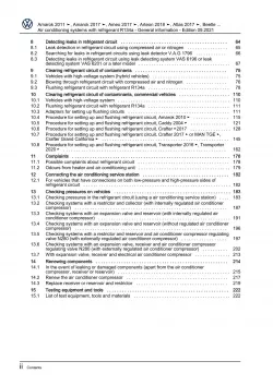 VW eUp! BL1 2013-2016 air conditioning systems refrigerant R134a manual pdf