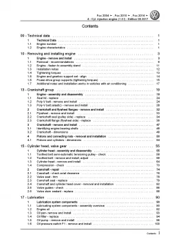 VW Fox type 5Z from 2003 4-cyl. petrol engines 1.0l repair workshop manual pdf