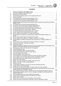 VW Gol 3 type 5U1 2008-2012 maintenance repair workshop manual download eBook