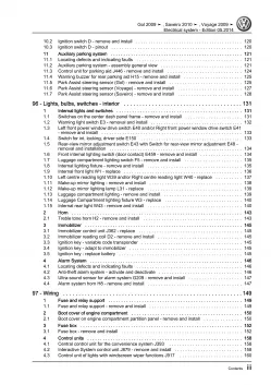 VW Gol 3 type 5U1 2008-2012 electrical system repair workshop manual pdf eBook