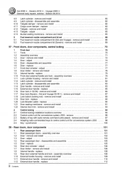 VW Gol 3 type 5U1 2008-2012 general body repairs exterior workshop manual eBook