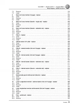 VW Gol 3 type 5U1 2008-2012 body repairs workshop manual pdf download eBook