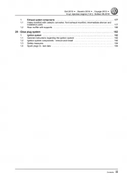 VW Gol 3 5U3 2012-2017 4-cyl. 1.6l petrol engines 101 hp repair workshop eBook