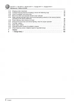 VW Gol 3 type 5U7 2017-2022 maintenance repair workshop manual download eBook