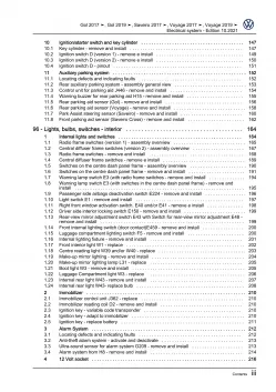 VW Gol 3 type 5U7 2017-2022 electrical system repair workshop manual pdf eBook
