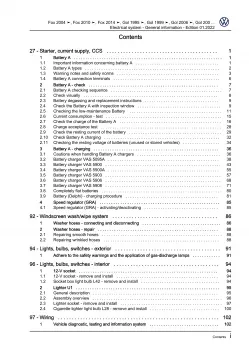 VW Gol 3 5U7 (17-22) electrical system general information repair workshop eBook