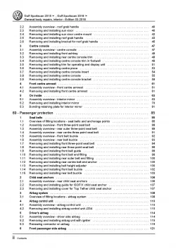 VW Golf 7 Sportsvan AM 2014-2018 general body repairs interior repair manual pdf