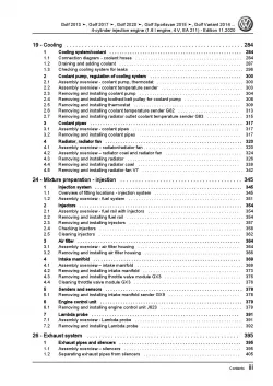 VW Golf 7 Sportsvan AM (14-18) 4-cyl. petrol engines 90-110 hp repair manual pdf