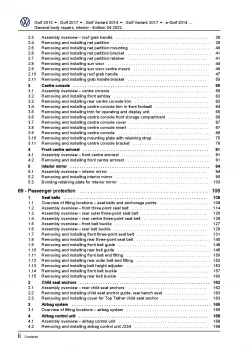 VW e-Golf 7 type BE1 BE2 (14-20) general body repairs interior repair manual pdf