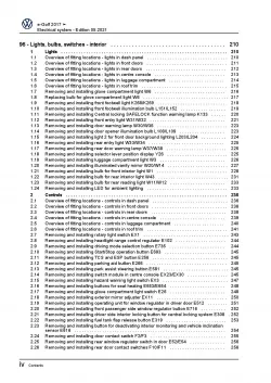 VW e-Golf 7 type BE1 2017-2020 electrical system repair workshop manual pdf