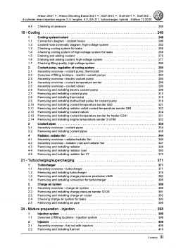 VW Golf 8 CD from 2019 4-cyl. 1.4l petrol engines 150-156 hp repair manual pdf