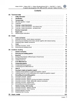 VW Golf 8 Variant CG (20>) removed 6 speed manual gearbox 02Q repair manual pdf