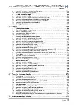 VW Golf 8 Variant CG from 2020 4-cyl. petrol engines 179-110 hp repair manual