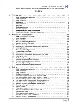 VW ID.3 E11 from 2019 electric rear-wheel drive 109-204 hp repair manual pdf