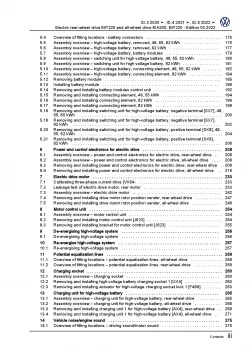 VW ID.3 E11 from 2019 electric rear-wheel drive 109-204 hp repair manual pdf