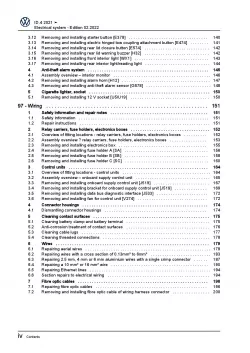 VW ID.4 type E21 from 2020 electrical system repair workshop manual pdf ebook