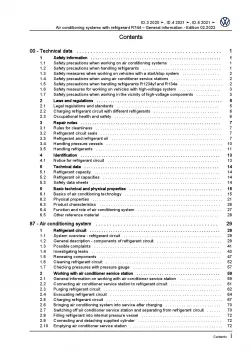 VW ID.4 type E21 from 2020 air conditioning systems refrigerant R744 manual pdf