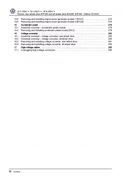 VW ID.5 E39 from 2021 electric rear-wheel drive 109-204 hp repair manual pdf