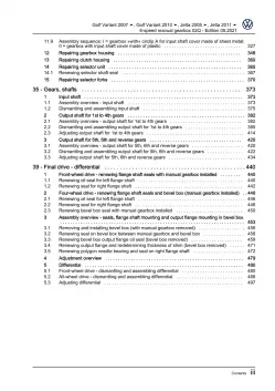 VW Jetta type 1K 2004-2010 6 speed manual gearbox 02Q repair workshop manual pdf