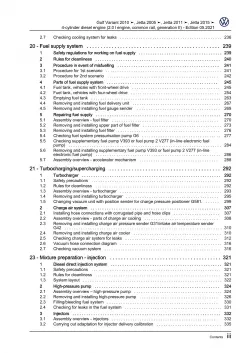 VW Jetta 1K (04-10) 4-cyl. diesel engines 110-140 hp repair workshop manual pdf
