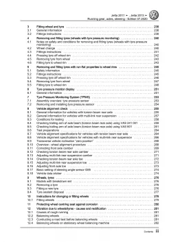 VW Jetta AV 2010-2014 running gear axles steering repair workshop manual pdf