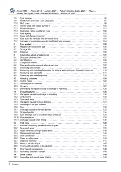 VW Jetta AV 2010-2018 wheels tyres general info repair workshop manual pdf ebook