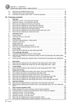 VW Jetta AV 2010-2014 general body repairs interior repair workshop manual pdf