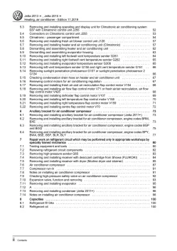VW Jetta AV 2014-2018 heating air conditioning system repair workshop manual pdf