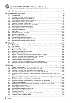 VW Jetta AV 2010-2018 4-cyl. diesel engines 90-105 hp repair workshop manual pdf