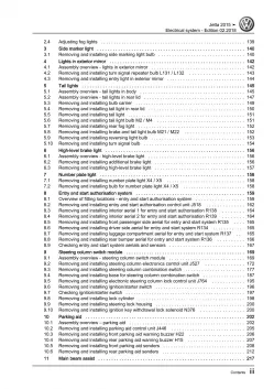 VW Jetta type AV 2014-2018 electrical system repair workshop manual pdf ebook