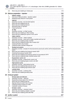 VW Jetta BU (18>) 4-cyl. petrol engines 230-231 hp repair workshop manual pdf