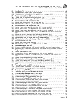 VW Lupo 3L type 6E 1998-2006 wheels and tyres repair workshop manual pdf ebook