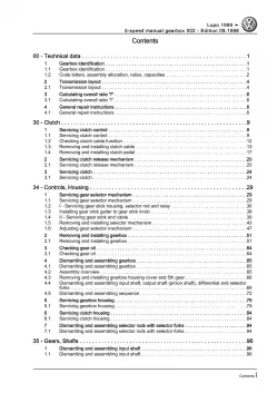 VW Lupo 6X 1998-2006 5 speed manual gearbox 002 repair workshop manual pdf ebook