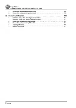 VW Lupo 6X 1998-2006 5 speed manual gearbox 002 repair workshop manual pdf ebook