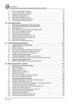 VW Lupo 6X (98-06) 3-cyl. diesel engines 75 hp repair workshop manual pdf ebook