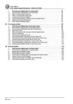 VW Lupo 6X 1998-2006 4-cyl. diesel engine mechanics 1.7l 60 hp repair manual pdf