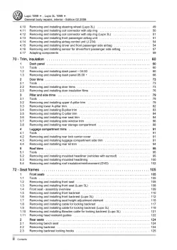 VW Lupo GTI 1998-2006 general body repairs interior repair workshop manual pdf