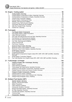 VW New Beetle 9C (97-10) 4-cyl. injection engine mechanics 1.8l repair manual